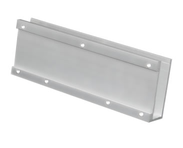 aluminum bracket package for glass doors and maglocks