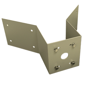 COR-SP4BWC  high quality aluminum with a baked-on beige finish, this corner bracket is big enough to hold large cameras