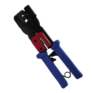 Constructed of heat-treated carbon steel, this crimper features a non-ratchet design and includes a built-in cable cutter