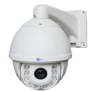 premium quality outdoor security PTZ dome has a 2 megapixel image sensor