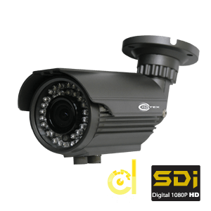Outdoor SDI Bullet Camera with IR, Varifocal and Megapixel Sensor