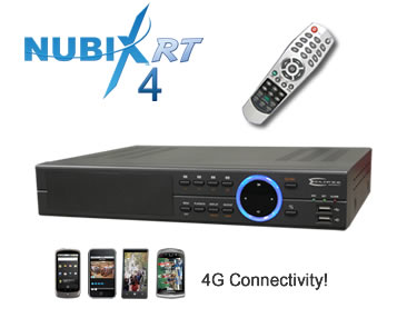 Nubix 4RT - a Nubix quality DVR for up to 4 cameras with all the quality of our other real time security DVR systems