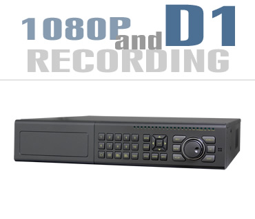 RAPPIX 8 DVR provides 1080P and D1 recording