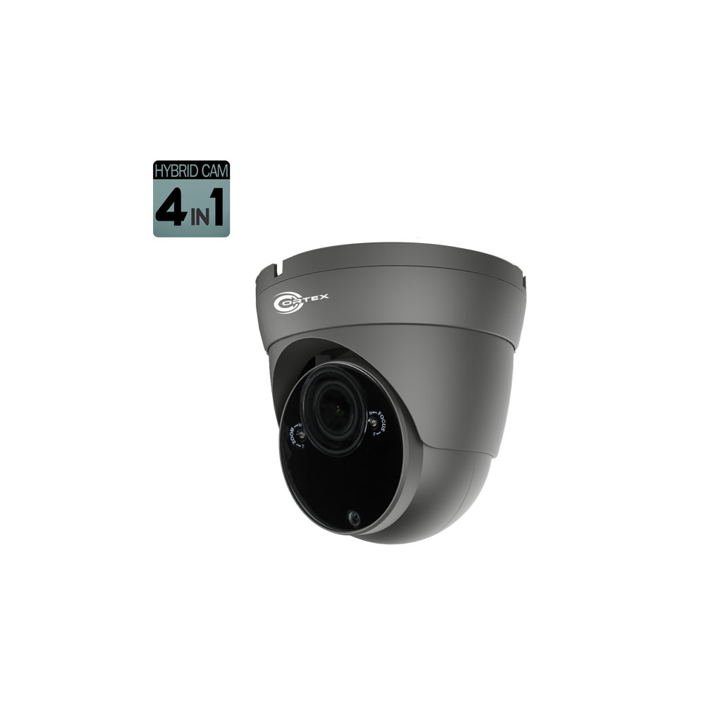2 Megapixel Medallion Series 4 in 1 Outdoor Turret Dome Security Camera with 3.6mm fixed lens AHD / TVI / CVI