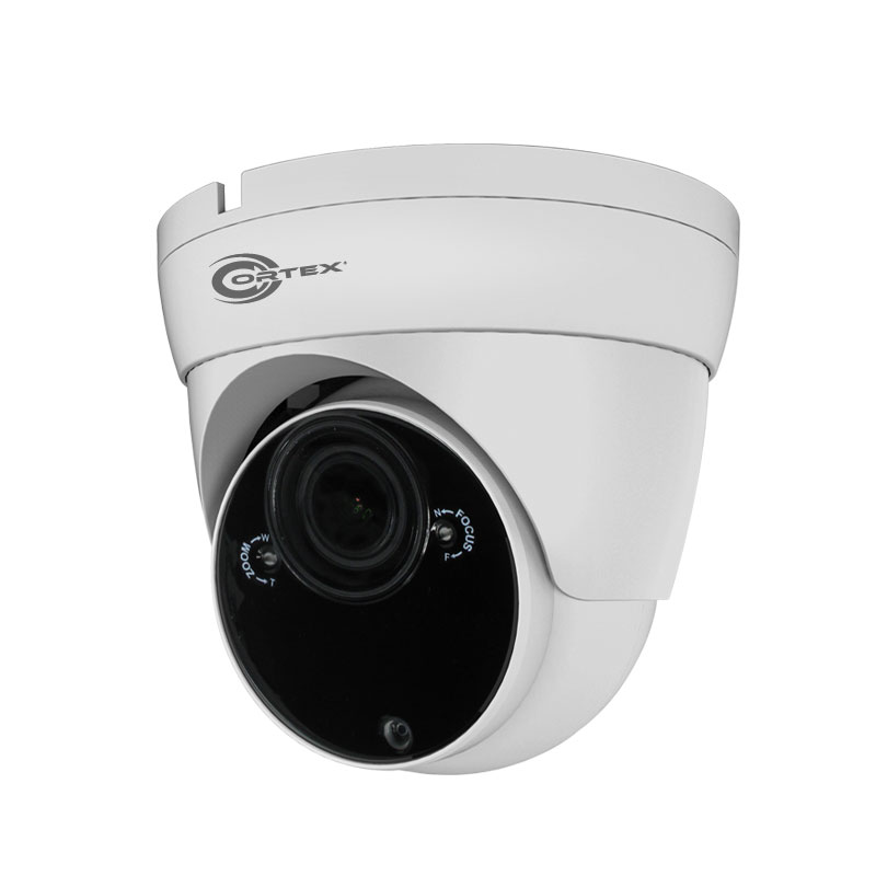 COR-H5TRV 5MP 1920(H)×1080(V) Medallion AHD IP Infrared Turret Security Camera with Triple Stream,WDR, alarm trigger and 2.8-12mm (Motorized Zoom)
