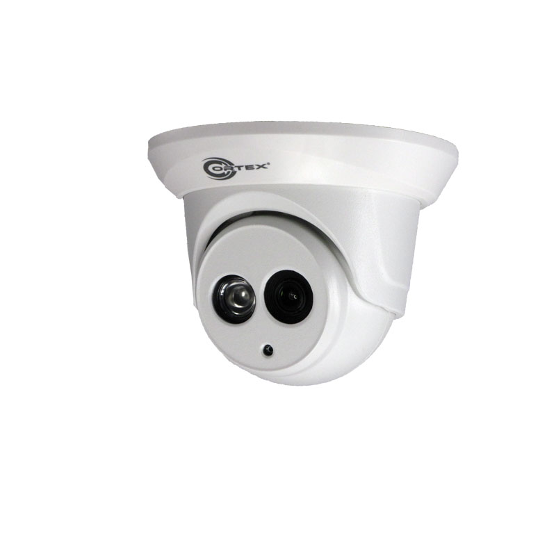 IP Infrared Eyeball Turret Security Camera with Triple Stream,WDR, Cortex VMS, Cortex CMS, alarm trigger and 3.6mm fixed lens