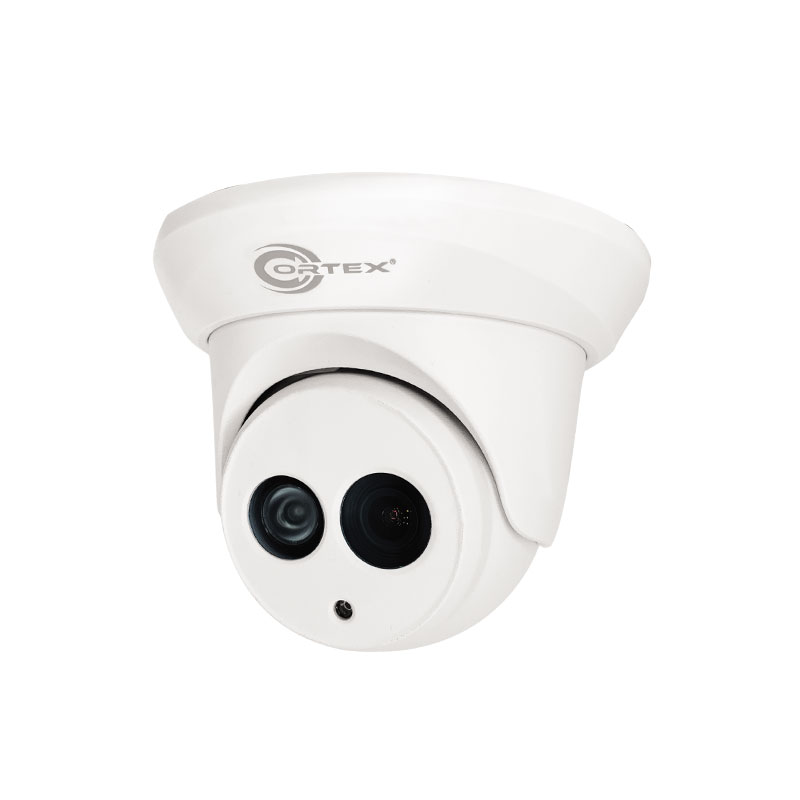 Medallion 2MP Turret Network Camera with Dragonfire® IR H.265 and Wide Angle Lens 