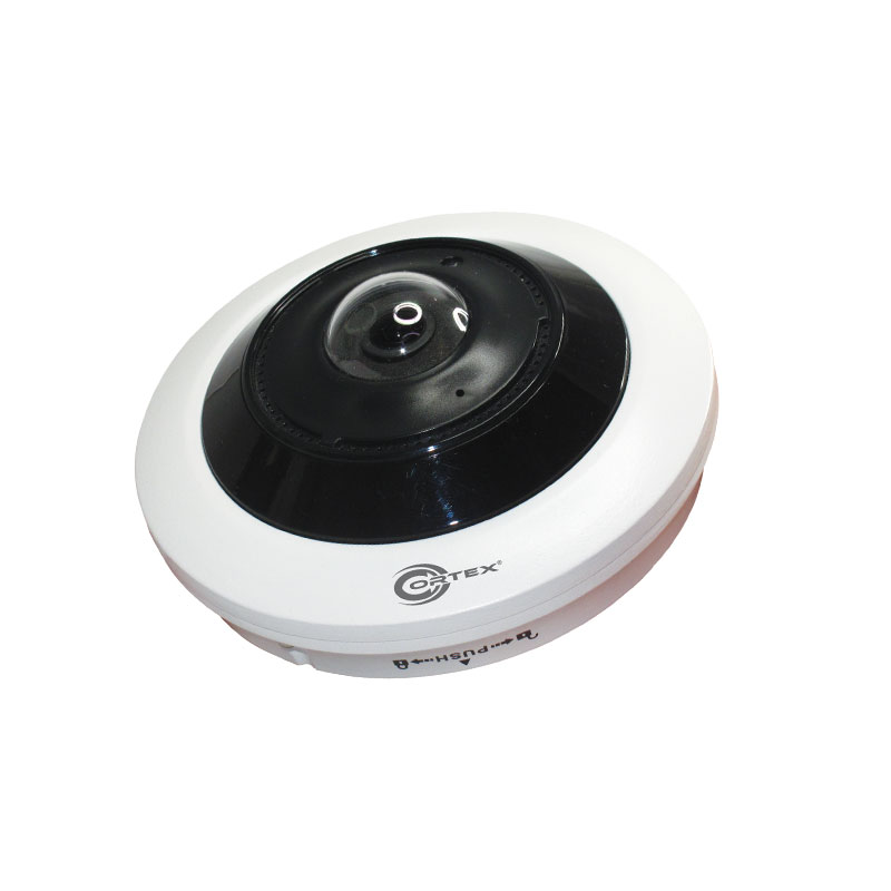 Medallion 5MP IP Indoor Fish Eye Security Camera with 360° fisheye view and POE Medallion Fisheye