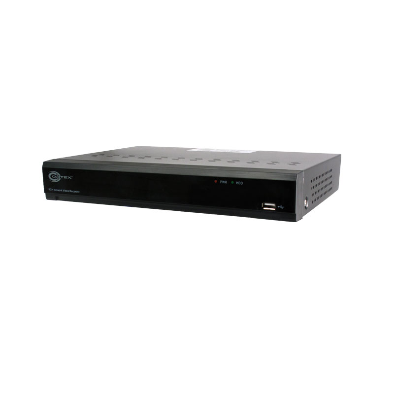 COR-IPN8-P8 Medallion 8 Port Network Recorder with 8MP (4K) Recording Resolution