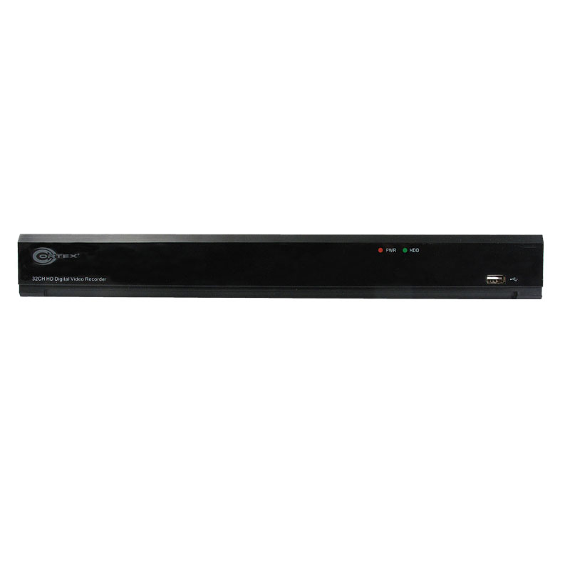 COR-MD32FHD 32 Channel Hybrid DVR for AHD, TVI , CVI and IP from the Cortex Medallion Series 