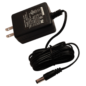 12VDC power adapter capable of delivering up to 1 amp COR-121R