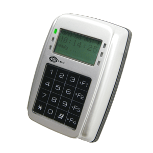advanced proximity card reader with LCD display, LED indicators, and keypad COR-ACC970