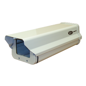 outdoor camera housing is designed for box-style (full size) surveillance cameras