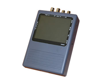 COR-LCD4 battery powered portable color test monitor with 4