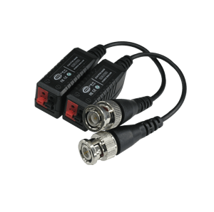 COR-HTBS passive pair balun with built in surge protector offers a convenient and cost effective solution to transmitting video signal over 2 wire conductor