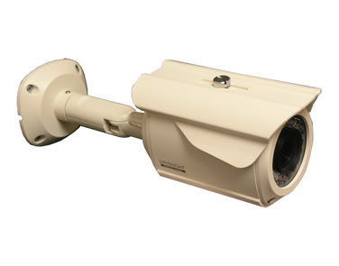 outdoor (rated at IP65) camera has a DC-drive varifocal lens