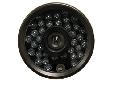 This color bullet CCTV security camera has a 1/3-inch DSP CCD sensor
