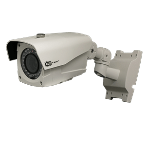 Outdoor CCTV with easy access to varifocal lens and osd controls