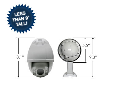 bank of high intensity IR LEDs with a range of 150 feet or more