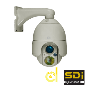 outdoor wall mount high speed ptz dome camera featuring SDI with the COR-HD25