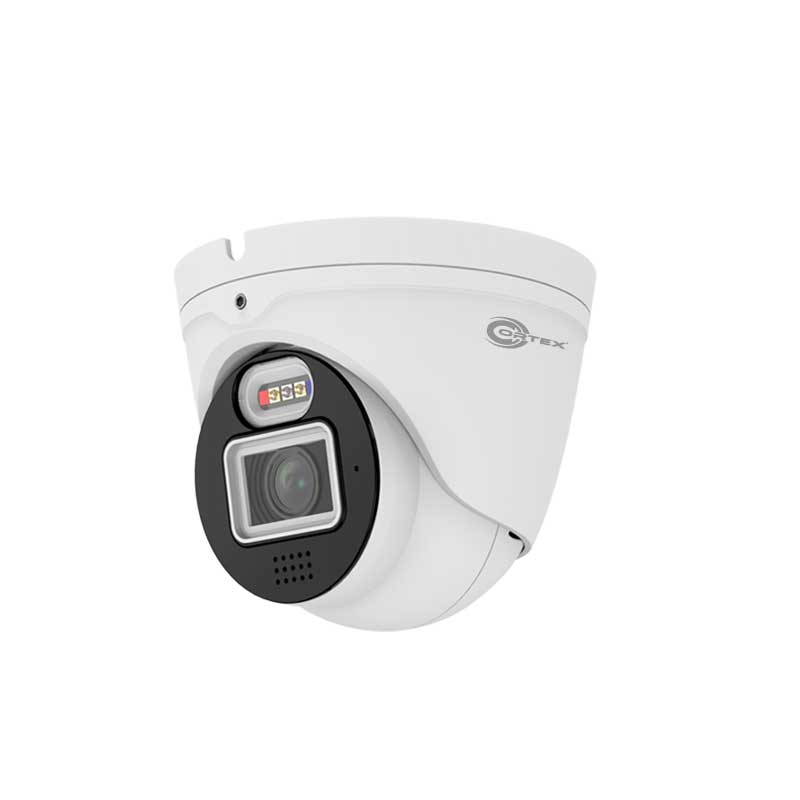 Medallion 8MP Turret Network Camera with Dragonfire® IR H.265 and Wide Angle Lens 