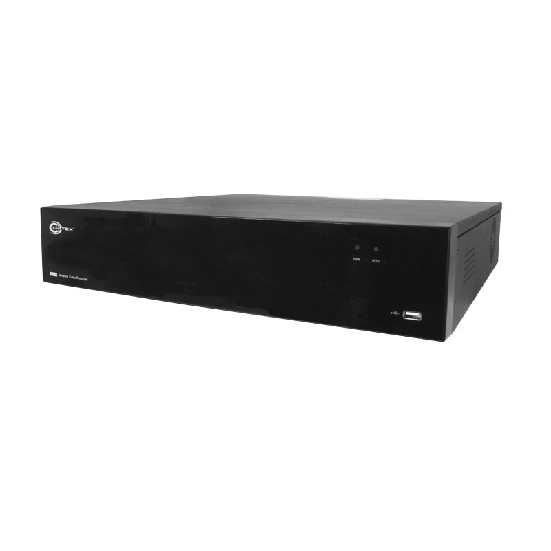 COR-IPN32-P32H8 Medallion 4K 32ch 32POE NVR with H.265 and 8HDDS Bays